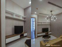 THI CÔNG NỘI THẤT CĂN HỘ CHUNG CƯ VINHOMES CENTRAL PARK 46M2